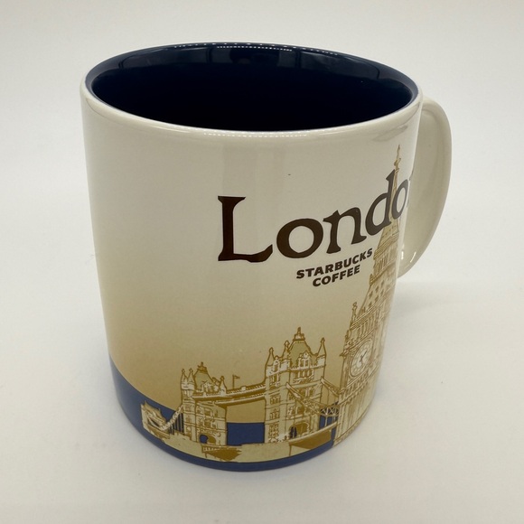 2013 Starbucks Coffee Mug London England City Mug Collector Series 16 oz - Picture 5 of 7